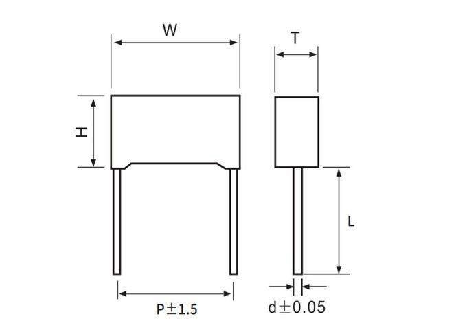 КОНДЕНСАТОР 2 БЕЗОПАСНОСТИ FKP 2/FKP 3 KEMET R4631/R463R/R463W/R463N TDK B32669 VISHAY F339M-X2 MKP-X2 0.33UF/310V P22.5 WIMA