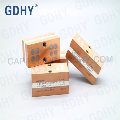 GDHY C41-BC2 0.05UF 1000V 150KVar resembling Alcon FP-4-150-SM/SP and Celem CSP150 Polypropylene Conduction-cooled Capacitor