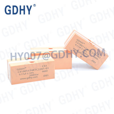 GDHY C41-TC2 0.17UF/900V/200KVAR RESEMBLING ALCON FP-4-150-SM/SP CELEM CSM150 METALLIZED FILM CAPACITOR INDUCTION HEATING FILM CAPACITOR