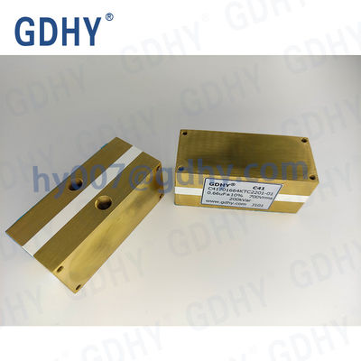 GDHY Water Cooled Capacitor C41-TC2 0.66uF 700V 200kVar Resembling Alcon FP-5-200/Celem CSM150/200 for Induction Heating Machines
