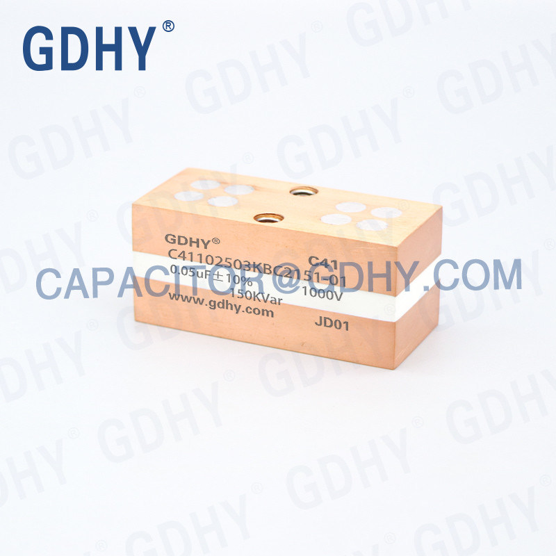 GDHY C41-BC2 0.05UF 1000V 150KVar resembling Alcon FP-4-150-SM/SP and Celem CSP150 Polypropylene Conduction-cooled Capacitor