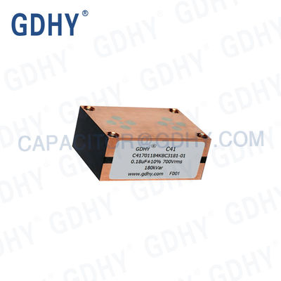 GDHY C41-BC3 0.18uF 700V 180KVar, аналог Celem CSP180, для закалочной машины, индуктивный силовой конденсатор с воздушным охлаждением